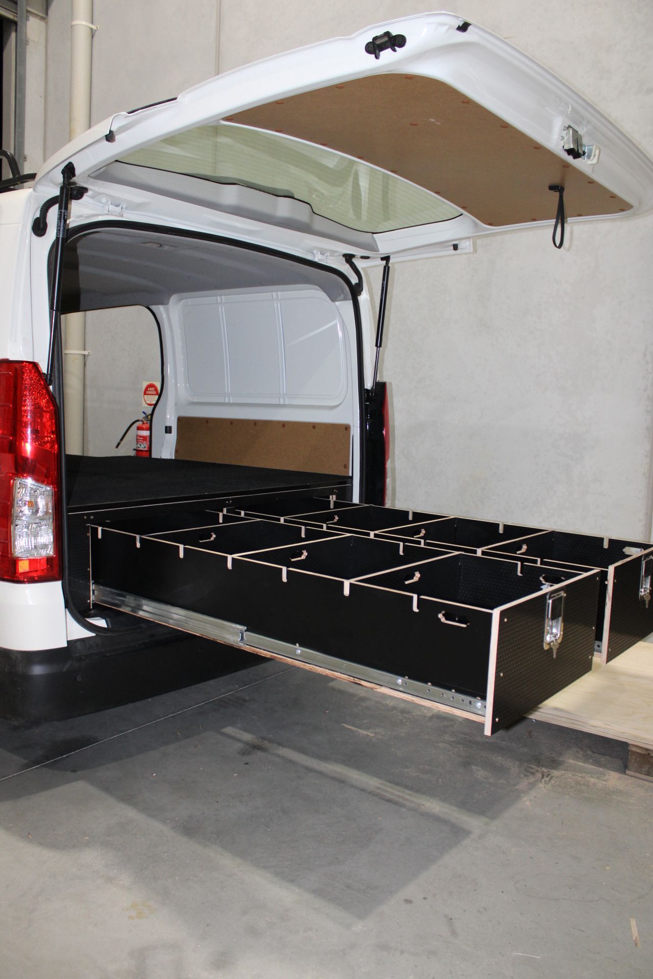 Van Drawers False Floor Carpet Campbellfield